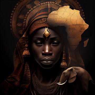 Beautiful Africa II van Bianca ter Riet