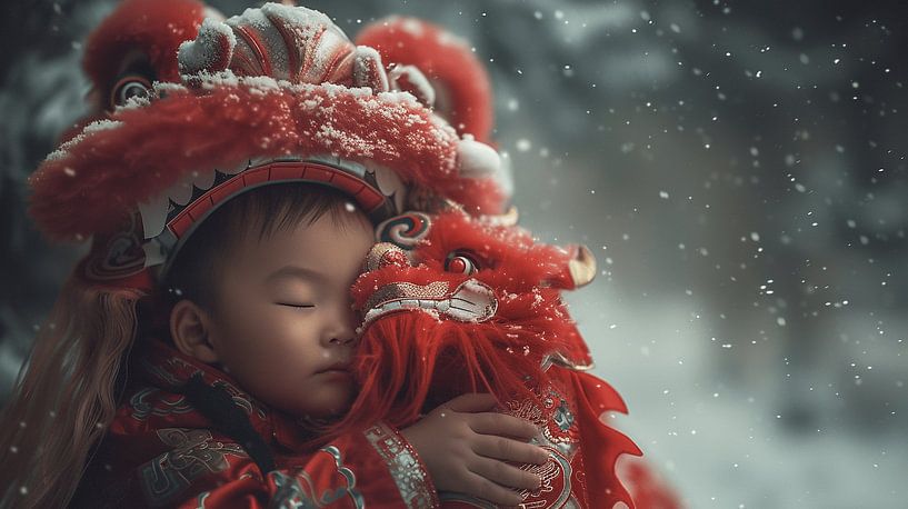 Chinese New Year in Snow by Karina Brouwer