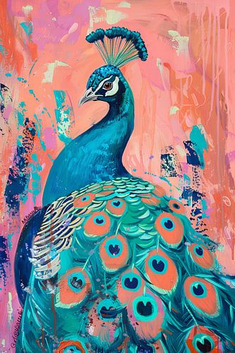Pauw | Pauw schilderij