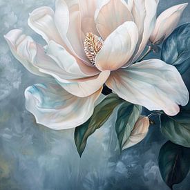 Light-coloured Magnolia in the Garden by Flower Studio