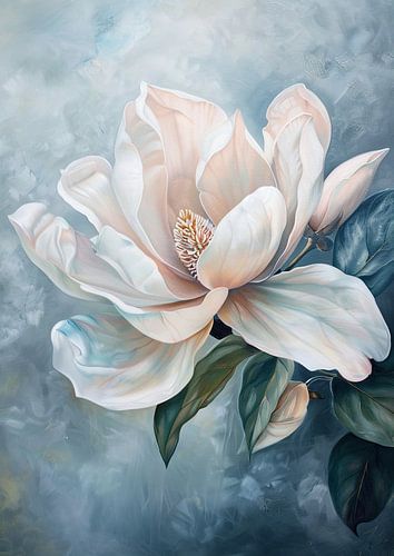 Helle Magnolie im Garten