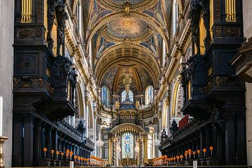 St Pauls kathedraal interieur van Luis Emilio Villegas Amador