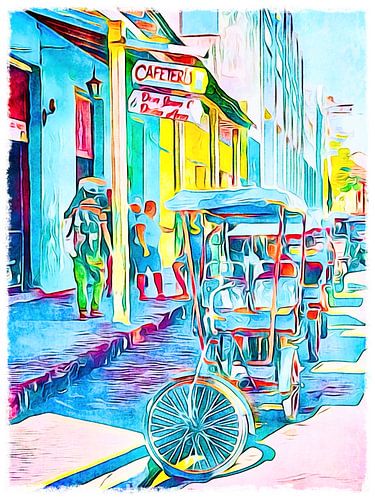 On the road in Cuba, motif 15