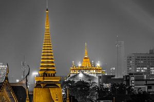 Goldene Stille über Bangkok