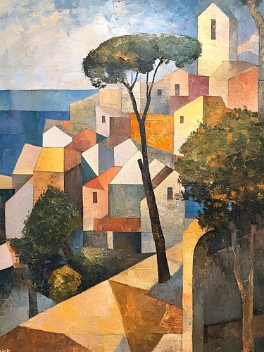 Een dorp in de bergen