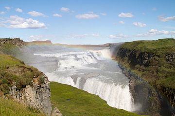 Waterval in IJsland by Sander Meijering