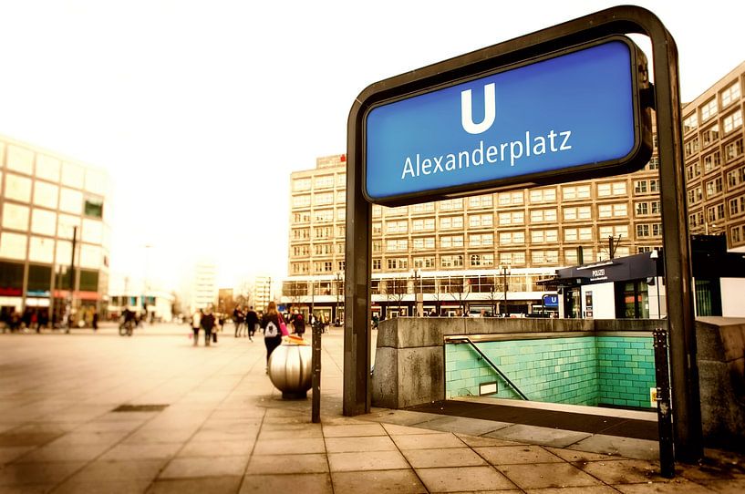 Berlin Alexanderplatz by Marlika Art