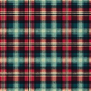 Vintage Plaid # XII