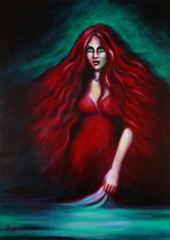 Red Lady by Marije du Bateau