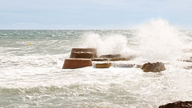 Aufgewühltes Meer