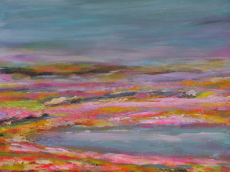 Sea of Light - Abstract Seascape Painting by Marina Kozyr