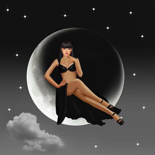 De vrouw in de maan