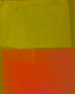 Modernes Abstraktes in Gelb und Orange