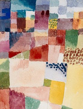 Motif from Hammamet (1914) painting by Paul Klee. van Studio POPPY