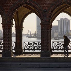 „Stille an der Spree“ – gerahmt. Berlin. von Robert Jan Smit