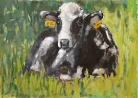 cow, calf by Marjolein Bresser