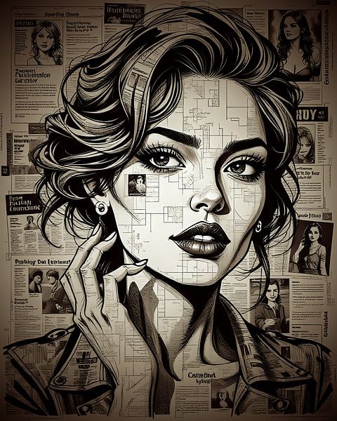 Beauté intemporelle en sépia par Jean Pierre
