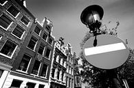 Amsterdam Fassade (Schwarz-Weiß) von Rob Blok Miniaturansicht