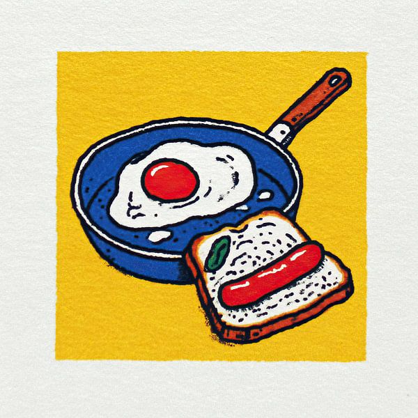 Fried Egg | Colorful Morning Feast Experience by OMG Art