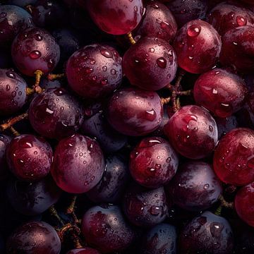 Fresh Red Grapes by Studio XII