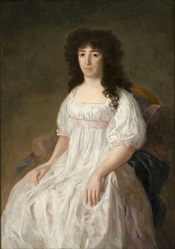 Portret van de gravin van Casa Flores, Francisco Goya