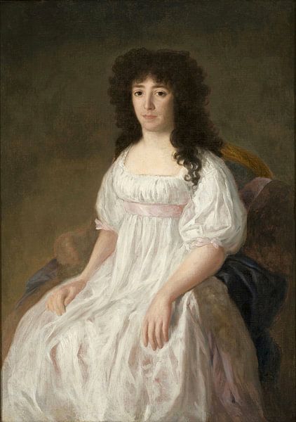 Portrait of the Countess of Casa Flores, Francisco Goya by Masterful Masters