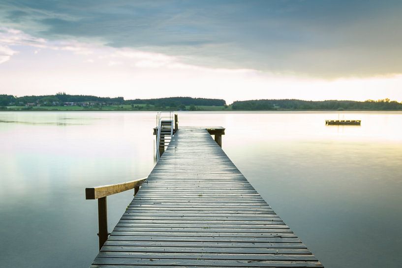 Jetty on the water by Puravida - Photography and photo art