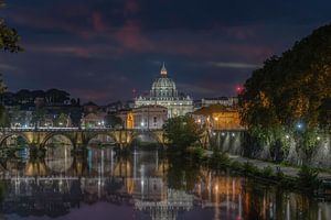 Rome, uitzicht op Sint Pieter van Dennis Donders