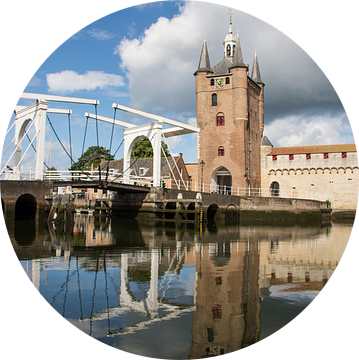 Zuidhavenpoort in Zierikzee van Charlene van Koesveld