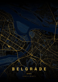Carte de belgrade sur HUGO