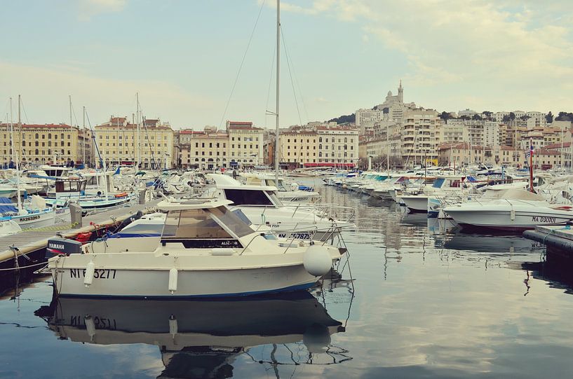 Old Port of Marseille, France by Carolina Reina Photography
