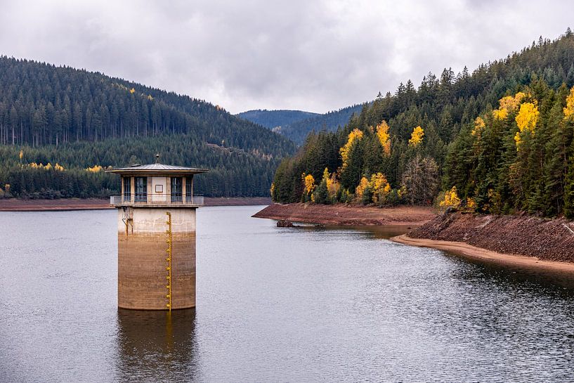 Herfstwandeling rond de Ohratal dam bij Luisenthal - Thüringer Woud van Oliver Hlavaty