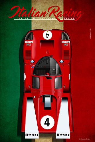 Italian Racing, Ferrari 512M No.4 von Theodor Decker