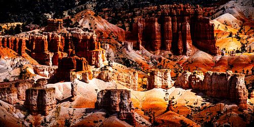 Landschap met hoodoos in Bryce Canyon National Park