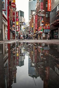 Tokyo weerspiegeld van Jelmer Laernoes