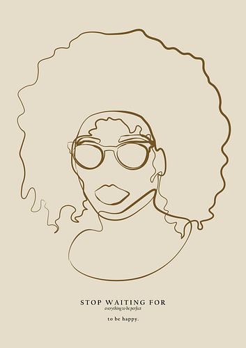 Frau Gesicht mit Brille