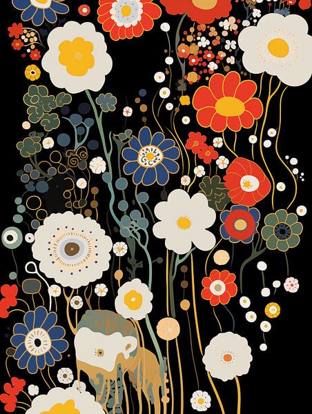 Flowers abstract by Imagine