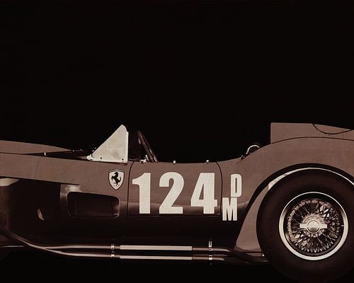 Ferrari F 250G Testarossa 1964 B&W