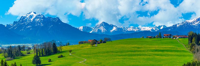 Alpenvoorland bij Füssen van Walter G. Allgöwer