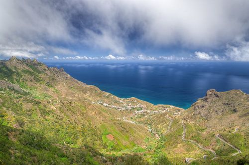 Taganana in the Anaga mountains in Tenerife