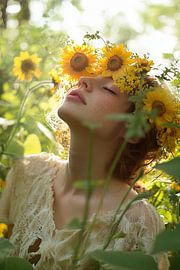 Sonnenblumenzauber von Poster Art Shop