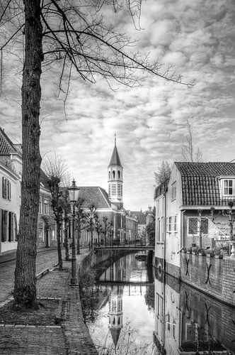 Elleboogkerk en Langegracht historisch Amersfoort