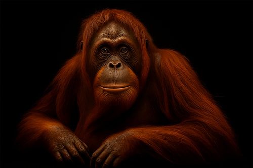 Orang-oetan – Woudbewoner Studio Belichting