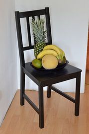 Chair with fruit plate by Moh-Art