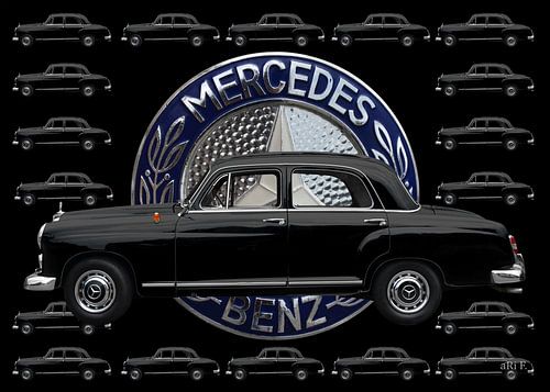 Mercedes-Benz W 121 190 DB Ponton by aRi F. Huber