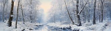 Landschaft Winter 74920 von Blikvanger Schilderijen