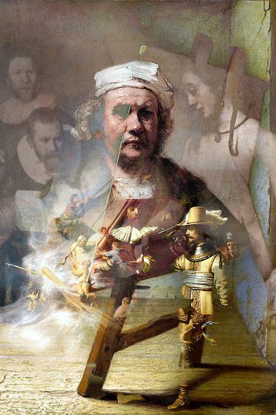 Oude meesters, Rembrandt van Rijn van Kirsti's Kunst