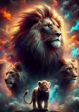 LION FAMILY by widodo aw