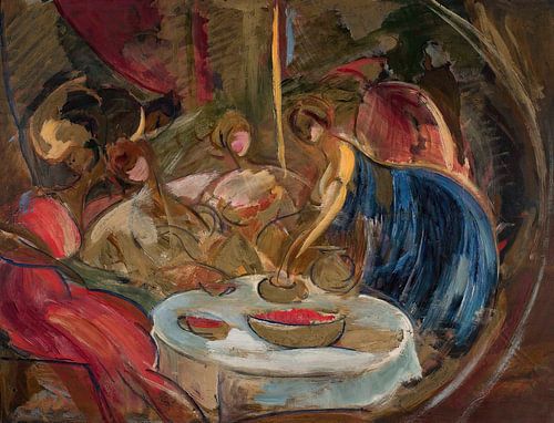 Leon Chwistek - Hoofd van een Joodse vrouw (rond 1920)