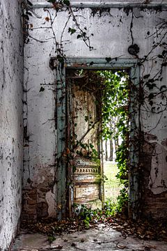Tür verlassene Scheune Markelo